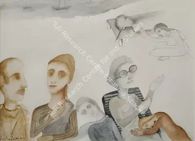 Lalitha Lajmi (Artist), Untitled, 2017, Painting