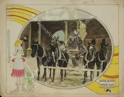 Cline, Edward F. (Director), Three Ages, 1923 | Lobby card | CinemaEducation | 00790006
