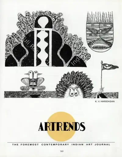 Haridasan, K.V. (Editor). Artrends - A Contemporary Art Bulletin. 15 & 16(3 & 4, 1 & 2). Madras: Progressive Painters, July-October 1980 - January-April 1981 | Bulletin | FineArts | 00842107