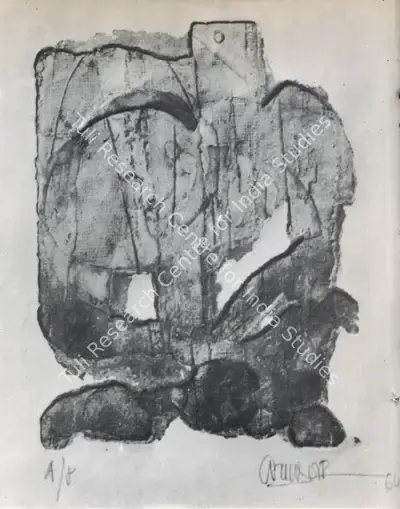 Arun Bose (Artist), Untitled, 1964, Graphic Art
