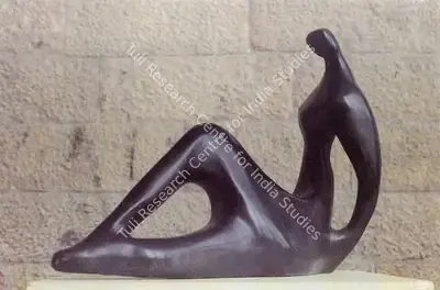 Pilloo Pochkhanawala (Artist), Seated Woman II, 1955, Sculpture