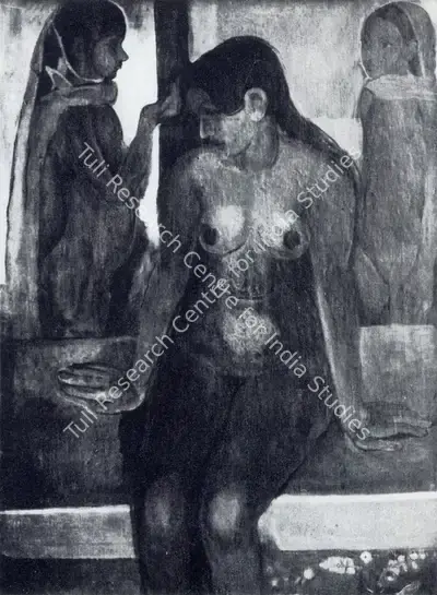 Amrita Sher-Gil (Artist), Nude Group, 1935, Painting