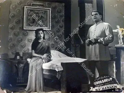 S.F. Hasnain (Director), Khubsurat, 1952, Lobby Card