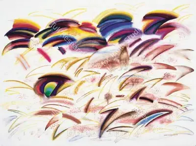 G.M. Sheikh (Artist), Magician And Mystic, 1997, Painting