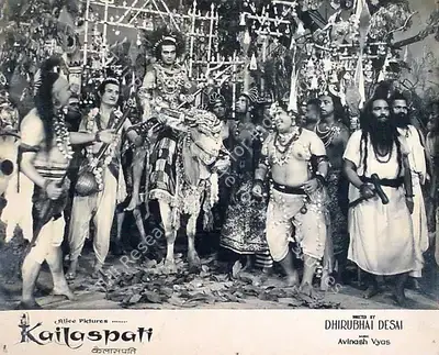 Dhirubhai Desai (Producer), Kailaspati, 1962, Lobby Card