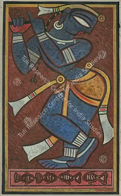 Jamini Roy (Artist), Untitled, 1950, Painting