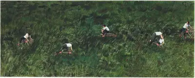 Hema Upadhyay (Artist), Of Vanishing Playgrounds, 2001, Graphic Art