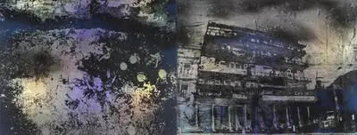 Justin Ponmany (Artist), Iron works without Electricity-II, 2005, Painting