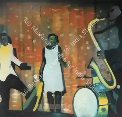 Shibu Natesan (Artist), Ska Generation, 1998, Painting