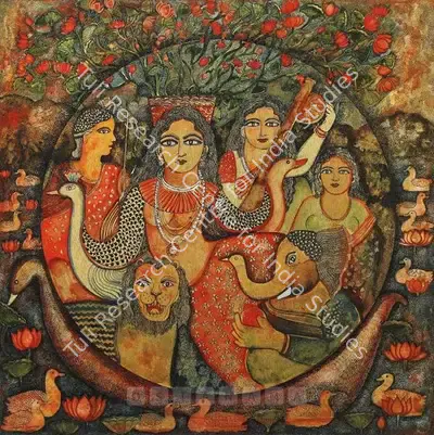 Jayshri Burman (Artist), Untitled, 2005, Painting