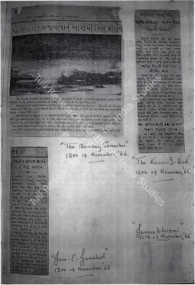 The Next picture exhibition of Jehangir Sabavala, 1966, Newspaper Clipping