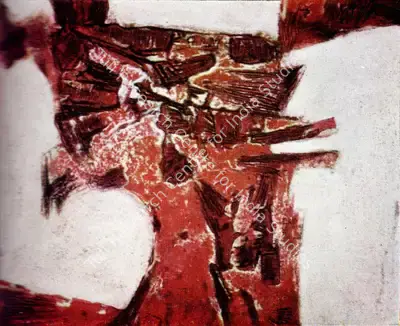 Jagmohan Chopra (Artist), Composition 29, 1968, Graphic Art