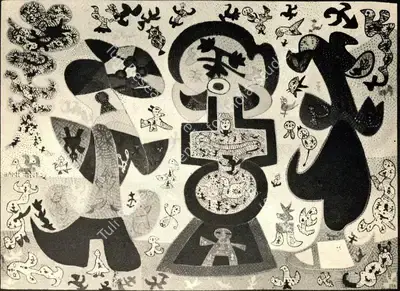 B.B. Mukherjee (Artist), The Medieval Hindu Saints (detail), 1947, Painting
