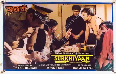Anil Nagrath (Producer), Surkhiyaan, 1985, Lobby Card