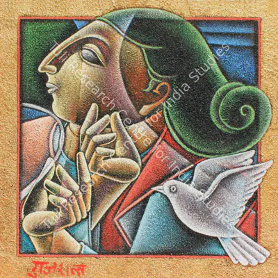 Gujral, Satish (Artist). Untitled, 2004 | Painting, Sa.Onl/19.01.12, 2004
