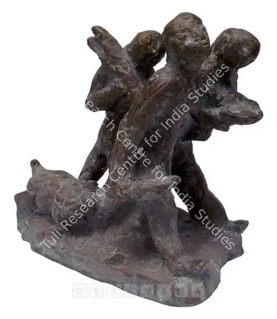 Ramkinkar Baij (Artist), A Study For 'On The Way To Kankalitola', 1951, Sculpture