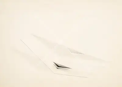 Mohamedi, Nasreen (Artist). Untitled. Ink on paper, c.1980s | Drawing | FineArts | 00333138