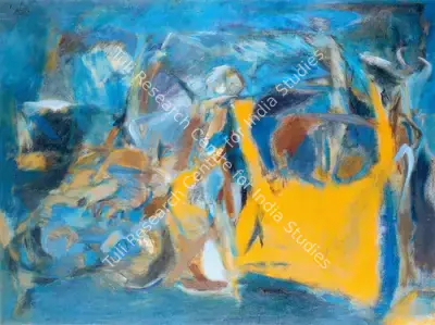 Tyeb Mehta (Artist), Trussed Bull, 1967, Painting
