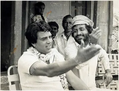 Dwarka Divecha (Cinematographer), Sholay, 1975, Working Still