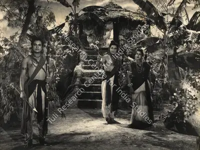 Aga Hasham (Cinematographer), Sampoorna Ramayana, 1961, Photographic Still