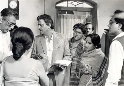 Nemai Ghosh (Still Photographer), Ganashatru, 1990, Working Still