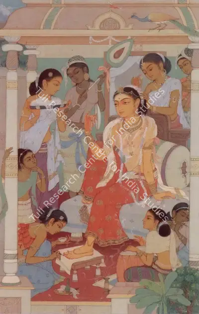 Narendra Chandra De Sarkar (Artist), Umar-Prosadhan, 1997, Painting