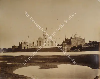 Studio V. & E. Pont (Photographic Studio), The Taj Mahal - Agra, Antiquarian Photograph