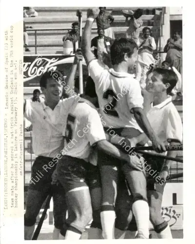 Muzammil Pasha (Photographer), Lah01C: Hockey; Lahore, Pakistan, 15Feb90, 1990, Contemporary Photograph