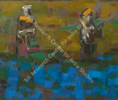 K.M. Adimoolam (Artist), Untitled, 1999, Painting