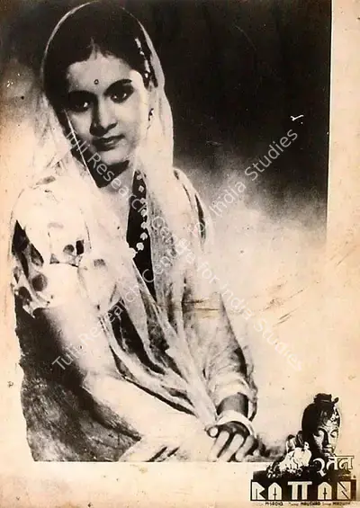 Dwarka Divecha (Cinematographer), Rattan, 1944, Lobby Card