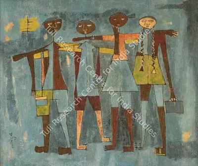 Shanti Dave (Artist), Untitled, 1959, Painting