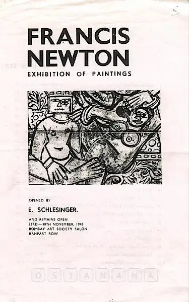 F.N. Souza (Artist), Francis Newton Souza, 1948, Solo Exhibition Catalogue
