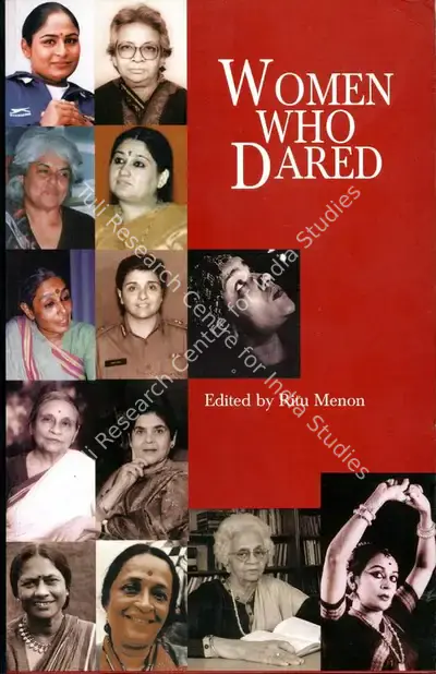 Ritu Menon (Editor), Women who Dared, 2002, Edited Book
