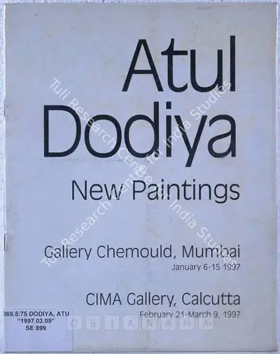 Atul Dodiya (Artist), Atul Dodiya, 1997, Solo Exhibition Catalogue