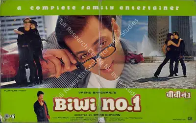 K. S. Prakash Rao (Cinematographer), Biwi No 1, 1999, Lobby Card