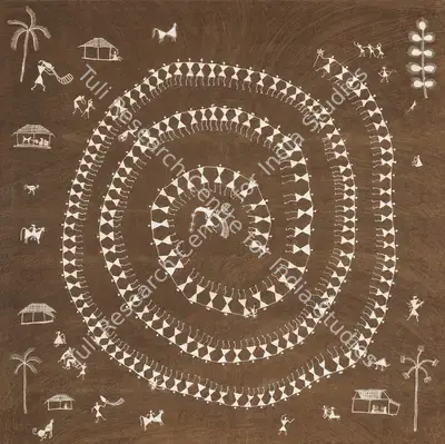 Warli School (Artist), Untitled, Painting