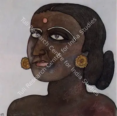 Chowdhury, Jogen (Artist). Woman, n.d. | Painting, So.NeY/12.06.95