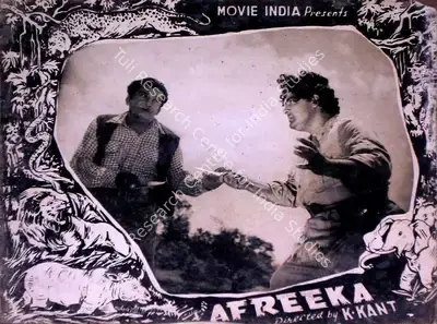 K. Kant (Director), Afreeka, 1954, Lobby Card