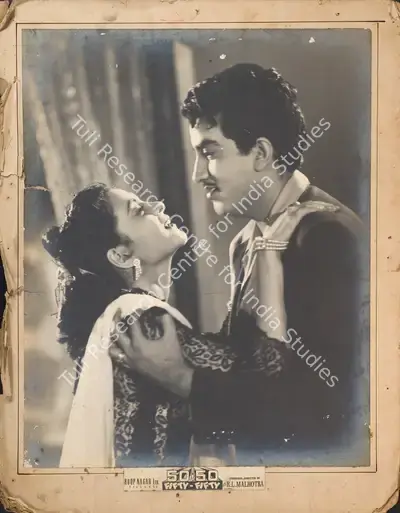 R.L. Malhotra (Producer), 50 50, 1956, Photographic Still Mounted on Lobby Card
