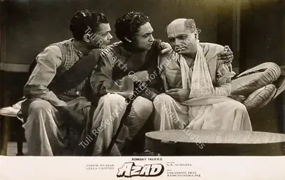 Himanshu Rai (Producer), Azad, 1940, Lobby Card