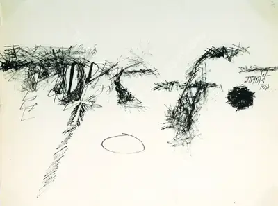 V.S. Gaitonde (Artist), Untitled, 1968, Drawing