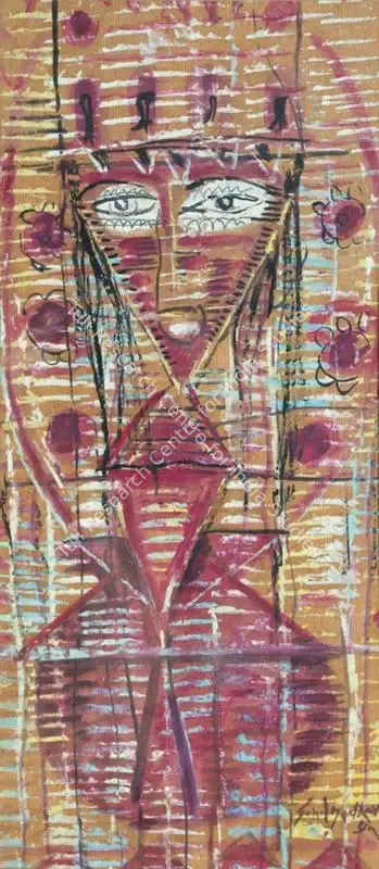 Sunil Madhav Sen (Artist), Untitled (Figure), Painting