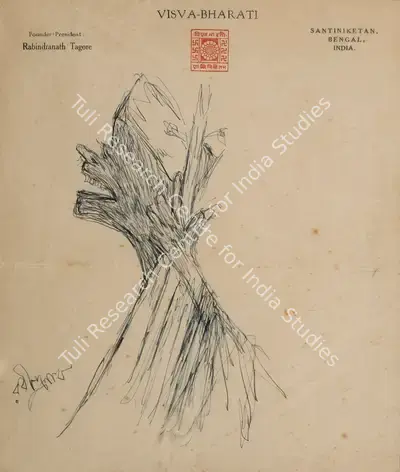 Rabindranath Tagore (Artist), Untitled, 1935, Drawing