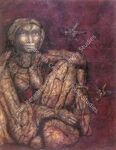 Aditya Basak (Artist), Untitled, 1993, Painting