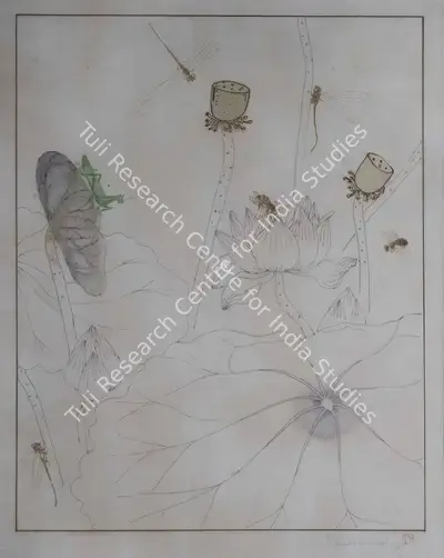 A. Ramachandran (Artist), Untitled, 1989, Drawing