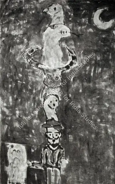 K. Ramanujam (Artist), Their Memory Heaped on Me, Tier on Tier: Yet Sweet the Beloved Burden, Painting