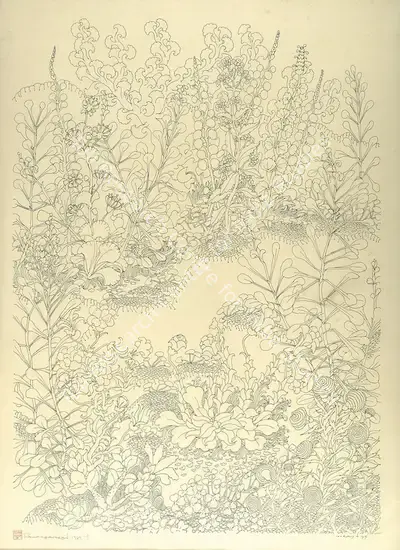 A. Ramachandran (Artist), Untitled, 1989, Drawing