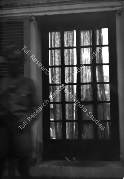 Henri Cartier-Bresson (Photographer), A curtained view of Gandhiji's room, 30 January 1948, 1948, Contemporary Photograph