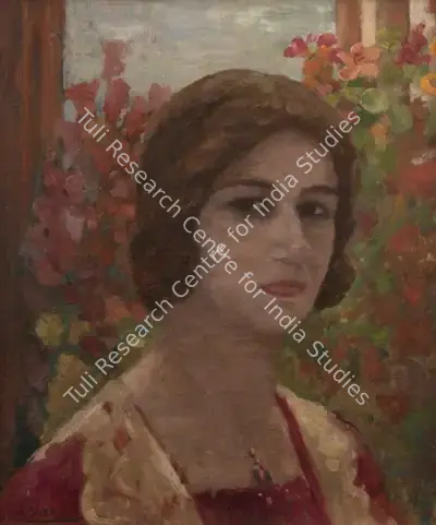 Amrita Sher-Gil (Artist), Portrait of Denyse, 1935, Painting