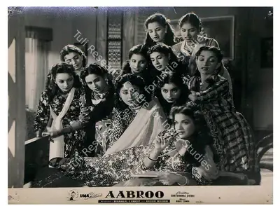 Khushi Mulvani (Producer), Aabroo, 1956, Lobby Card